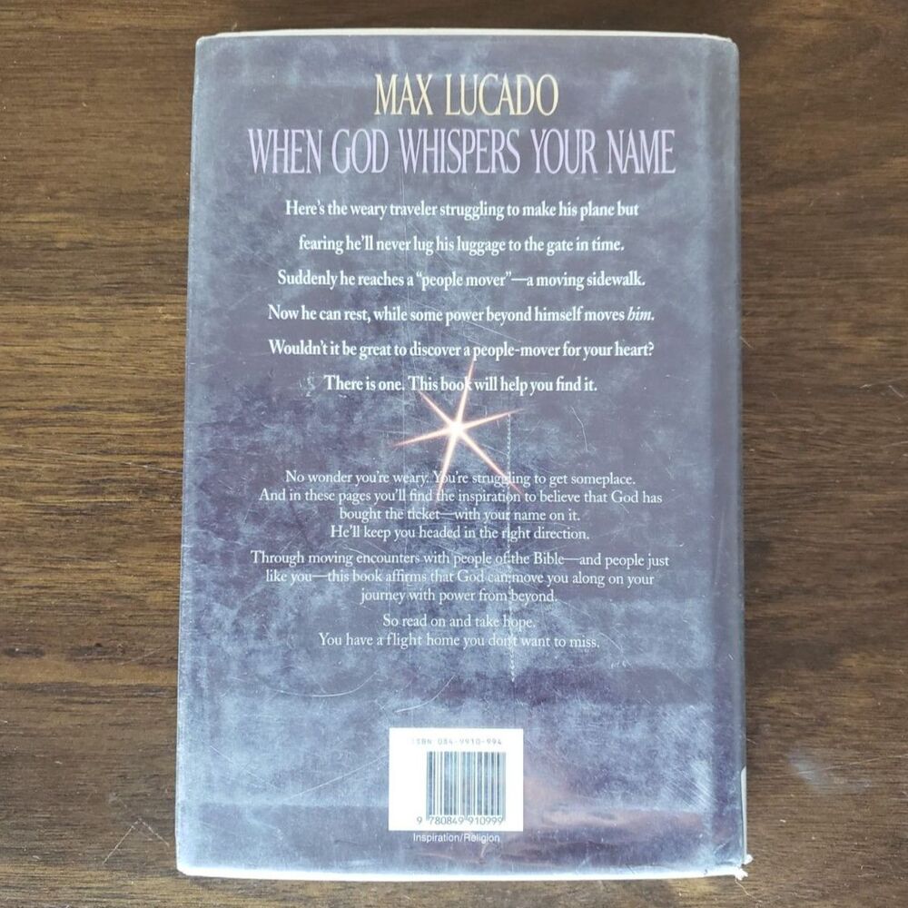 When God Whispers Your Name - Max Lucado - Hardcover - Religion - Picture 3 of 8